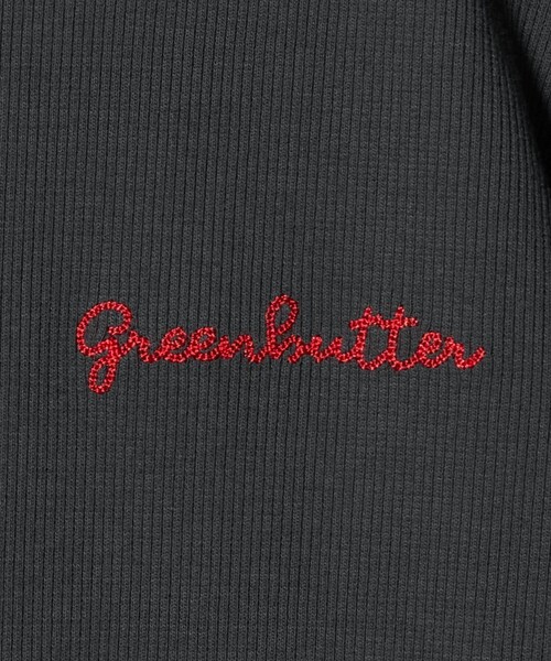 NICE WEATHER（ナイスウェザー）の「＜GREEN BUTTER＞バックオープン トップス（Tシャツ/カットソー・レディース・その他1/ダークグレー・FREE）」の6枚目の写真