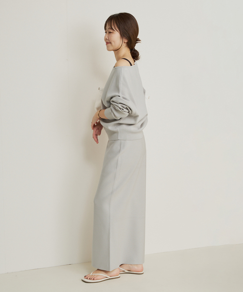 plage（プラージュ）の「VIS/PL スムース ボートネックプルオーバー（ニット/セーター・レディース・ネイビー/ブルー/グレー・FREE）」の16枚目の写真