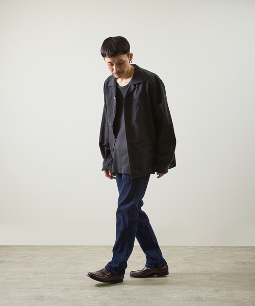 Gramicci(グラミチ)の「GRAMICCI グラミチ / STRETCH DENIM NN-PANT CROPPED ストレッチデニムクロップドパンツ テーパードデニム / GMP6-SJP010(デニムパンツ・メンズ・ダークインディゴブルー/ワンウォッシュ/インディゴブルー・SMALL/X-LARGE/LARGE/MEDIUM)」の9枚目の写真