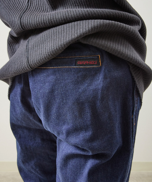 Gramicci(グラミチ)の「GRAMICCI グラミチ / STRETCH DENIM NN-PANT CROPPED ストレッチデニムクロップドパンツ テーパードデニム / GMP6-SJP010(デニムパンツ・メンズ・ダークインディゴブルー/ワンウォッシュ/インディゴブルー・SMALL/X-LARGE/LARGE/MEDIUM)」の18枚目の写真