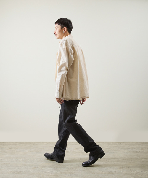Gramicci(グラミチ)の「GRAMICCI グラミチ / STRETCH DENIM NN-PANT CROPPED ストレッチデニムクロップドパンツ テーパードデニム / GMP6-SJP010(デニムパンツ・メンズ・ダークインディゴブルー/ワンウォッシュ/インディゴブルー・SMALL/X-LARGE/LARGE/MEDIUM)」の5枚目の写真