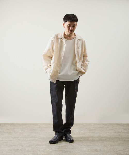 Gramicci(グラミチ)の「GRAMICCI グラミチ / STRETCH DENIM NN-PANT CROPPED ストレッチデニムクロップドパンツ テーパードデニム / GMP6-SJP010(デニムパンツ・メンズ・ダークインディゴブルー/ワンウォッシュ/インディゴブルー・SMALL/X-LARGE/LARGE/MEDIUM)」の4枚目の写真