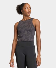 adidas | Puremotion中わた入りプリントタンクトップ / ヨガウェア / アディダス adidas(タンクトップ)