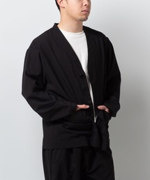 (SA) 薄手 Vネック 無地 カーディガン