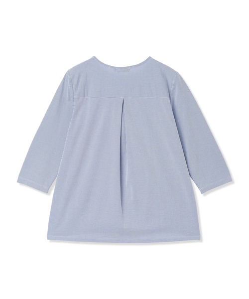 DECOY SINCE 1981(デコイシンスイチキュウハチイチ)の「ストライプジャガードプルオーバー【大きいサイズあり】(Tシャツ/カットソー・レディース・ベージュ/ネイビー/ブルー・M/L/LL/3L/4L)」の22枚目の写真