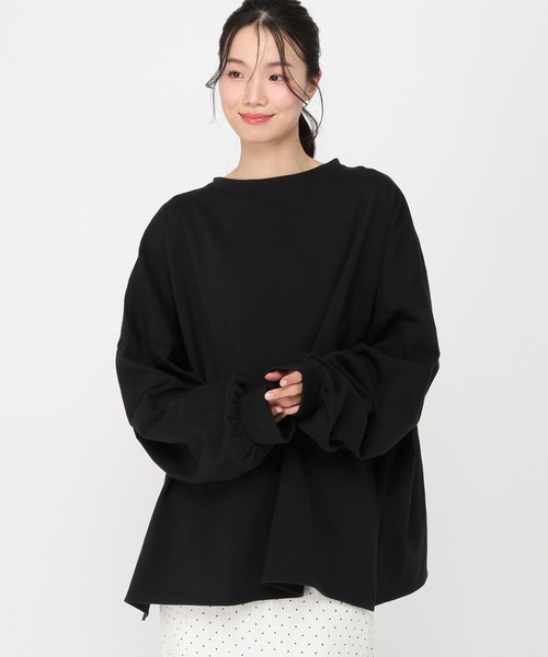 Heather(ヘザー)の「WEB限定 UVアソートBIGTEE 664024(Tシャツ/カットソー・レディース・オフホワイト/杢グレー/オートミール/ピンク/ブラック・FREE/M)」の3枚目の写真