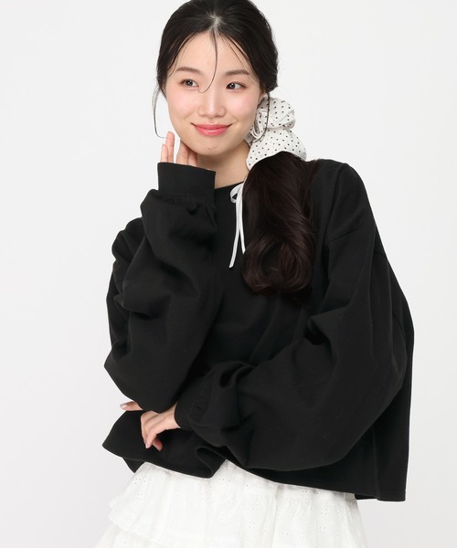 Heather(ヘザー)の「WEB限定 UVアソートBIGTEE 664024(Tシャツ/カットソー・レディース・オフホワイト/杢グレー/オートミール/ピンク/ブラック・FREE/M)」の21枚目の写真