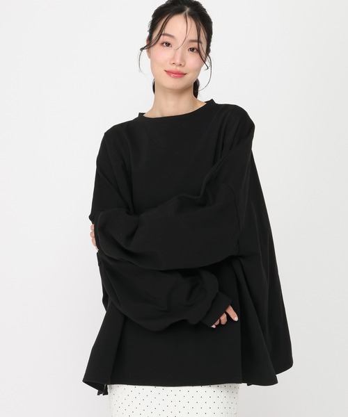 Heather(ヘザー)の「WEB限定 UVアソートBIGTEE 664024(Tシャツ/カットソー・レディース・オフホワイト/杢グレー/オートミール/ピンク/ブラック・FREE/M)」の13枚目の写真