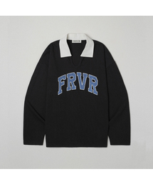 FRVR logo collar t-shirt [FRSP05LT07]_Charcoal