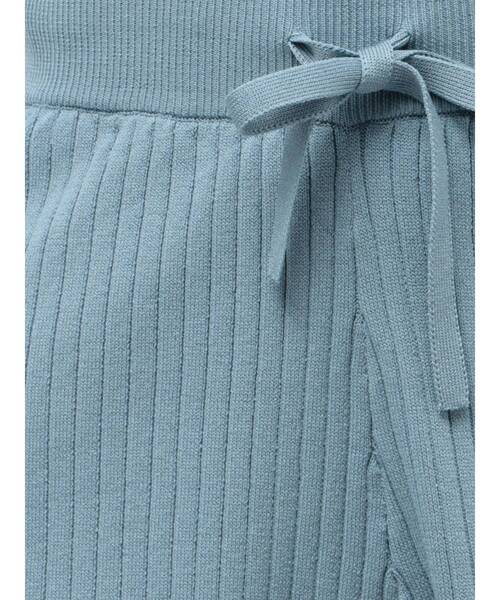 CALNAMUR（カルナムール）の「バックフリンジニットパンツ（その他パンツ・レディース・チャコールグレー/ブルー/ブラウン・FREE）」の11枚目の写真