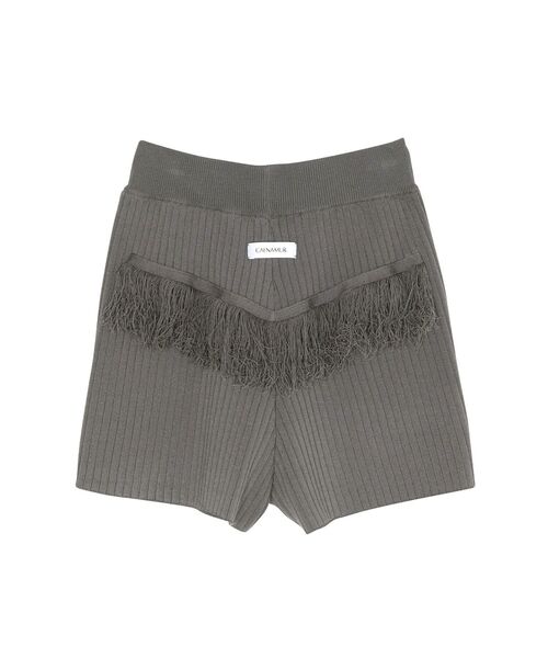 CALNAMUR（カルナムール）の「バックフリンジニットパンツ（その他パンツ・レディース・チャコールグレー/ブルー/ブラウン・FREE）」の8枚目の写真