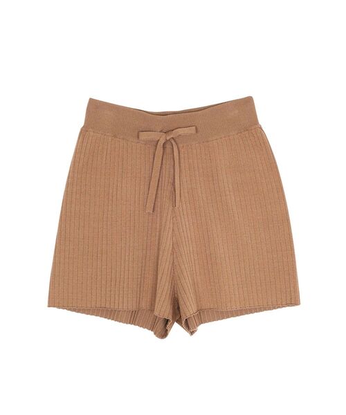 CALNAMUR（カルナムール）の「バックフリンジニットパンツ（その他パンツ・レディース・チャコールグレー/ブルー/ブラウン・FREE）」の5枚目の写真