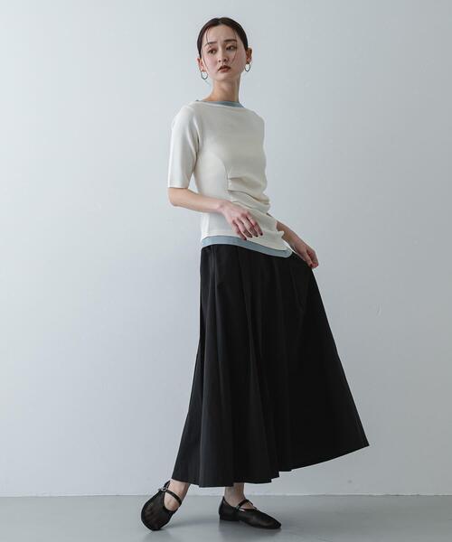 SENSE OF PLACE by URBAN RESEARCH（センスオブプレイスバイアーバンリサーチ）の「『軽量』メッシュフラットシューズ（パンプス・レディース・アイボリー/ブラック・LARGE/MEDIUM/SMALL）」の8枚目の写真