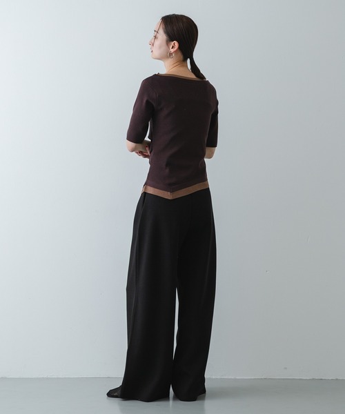 SENSE OF PLACE by URBAN RESEARCH（センスオブプレイスバイアーバンリサーチ）の「メッシュフラットシューズ（その他シューズ・レディース・アイボリー/ブラック・LARGE/MEDIUM/SMALL）」の7枚目の写真