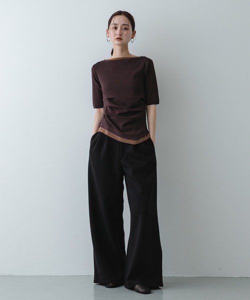 SENSE OF PLACE by URBAN RESEARCH（センスオブプレイスバイアーバンリサーチ）の「メッシュフラットシューズ（その他シューズ・レディース・アイボリー/ブラック・LARGE/MEDIUM/SMALL）」の5枚目の写真