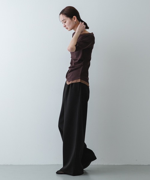 SENSE OF PLACE by URBAN RESEARCH（センスオブプレイスバイアーバンリサーチ）の「メッシュフラットシューズ（その他シューズ・レディース・アイボリー/ブラック・LARGE/MEDIUM/SMALL）」の6枚目の写真