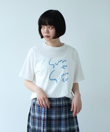 summer summerプリント Tシャツ