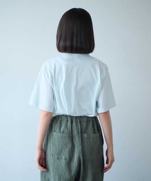 bulle de savon(ビュルデサボン)の「summer summerプリント Tシャツ(Tシャツ/カットソー・レディース・オフホワイト/サックスブルー/レッド・FREE)」の11枚目の写真