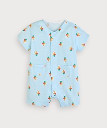 ベビー服 ロンパース 80」に該当するブルー・ネイビー/青色系の