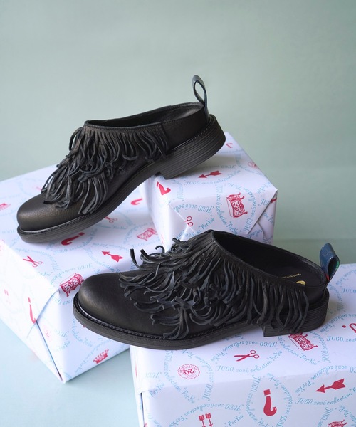 JUCO.（ジュコ）の「くせっ毛スリッポン（スリッポン・レディース・ブラック・22.5cm/23.5cm/24.5cm/25.5cm/26.5cm/27.5cm）」の5枚目の写真