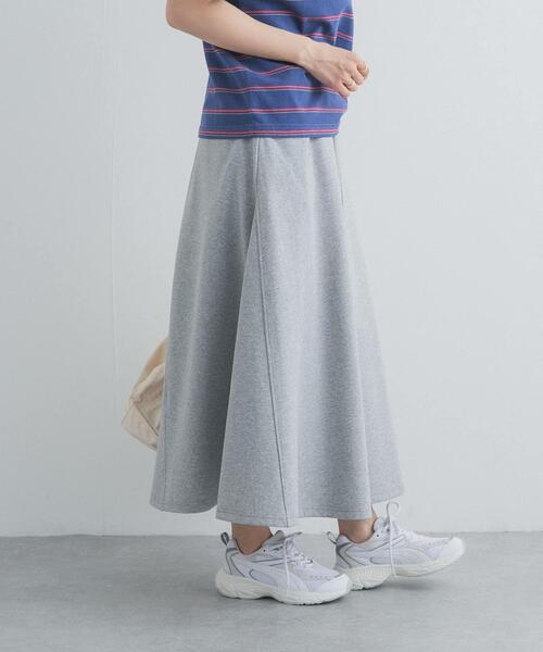 URBAN RESEARCH DOORS（アーバンリサーチドアーズ）の「ライトダンボールニットスカート（スカート・レディース・ブラック/グレー・FREE）」の7枚目の写真