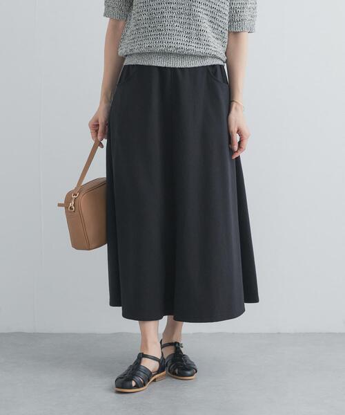 URBAN RESEARCH DOORS（アーバンリサーチドアーズ）の「ライトダンボールニットスカート（スカート・レディース・ブラック/グレー・FREE）」の16枚目の写真