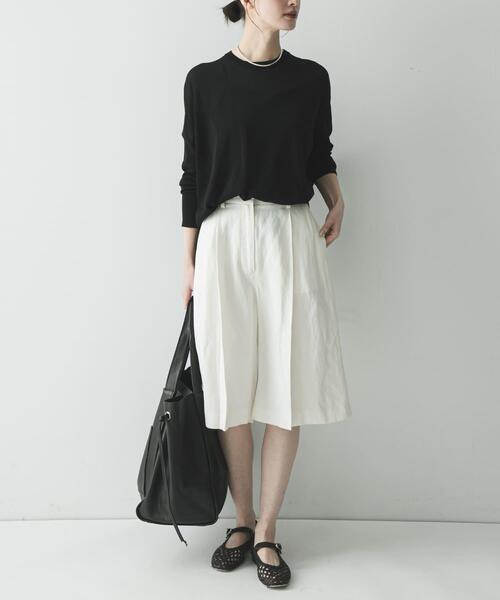 URBAN RESEARCH(アーバンリサーチ)の「UVカット加工ルーズニット(ニット/セーター・レディース・ベージュ/ライトブルー/ブラック・FREE)」の7枚目の写真