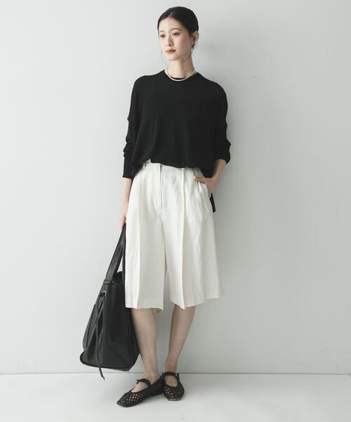 URBAN RESEARCH(アーバンリサーチ)の「UVカット加工ルーズニット(ニット/セーター・レディース・ベージュ/ライトブルー/ブラック・FREE)」の8枚目の写真