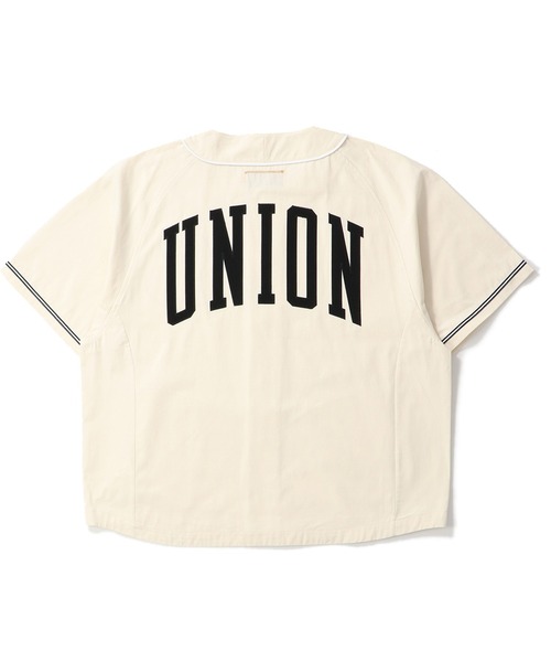 UNION（UNION TOKYO）（ユニオン）の「UNION TOKYO MARKHAM SHIRT ユニオントーキョー シャツ（シャツ/ブラウス・メンズ・オフホワイト/グレー・L/M/S/XL）」の6枚目の写真