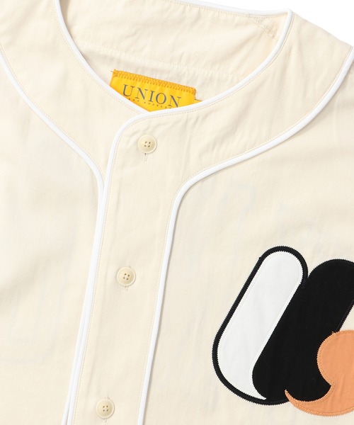 UNION（UNION TOKYO）（ユニオン）の「UNION TOKYO MARKHAM SHIRT ユニオントーキョー シャツ（シャツ/ブラウス・メンズ・オフホワイト/グレー・L/M/S/XL）」の7枚目の写真