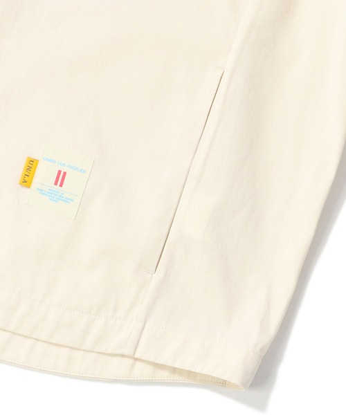 UNION（UNION TOKYO）（ユニオン）の「UNION TOKYO MARKHAM SHIRT ユニオントーキョー シャツ（シャツ/ブラウス・メンズ・オフホワイト/グレー・L/M/S/XL）」の8枚目の写真