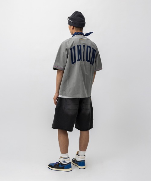 UNION（UNION TOKYO）（ユニオン）の「UNION TOKYO MARKHAM SHIRT ユニオントーキョー シャツ（シャツ/ブラウス・メンズ・オフホワイト/グレー・L/M/S/XL）」の19枚目の写真
