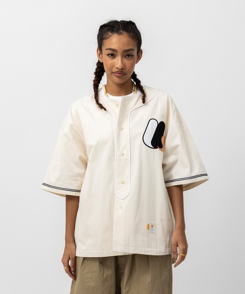 UNION（UNION TOKYO）（ユニオン）の「UNION TOKYO MARKHAM SHIRT ユニオントーキョー シャツ（シャツ/ブラウス・メンズ・オフホワイト/グレー・L/M/S/XL）」の21枚目の写真