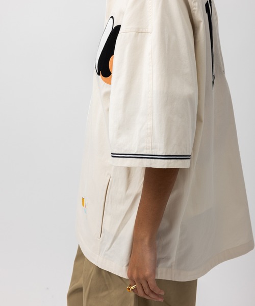 UNION（UNION TOKYO）（ユニオン）の「UNION TOKYO MARKHAM SHIRT ユニオントーキョー シャツ（シャツ/ブラウス・メンズ・オフホワイト/グレー・L/M/S/XL）」の4枚目の写真