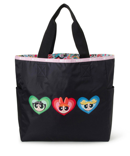 LeSportsac(レスポートサック)の「LG REVERSIBLE TOTE パワーパフ ガールズガールズパワートート(トートバッグ・レディース・ブラック・FREE)」の6枚目の写真