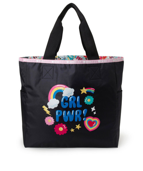 LeSportsac(レスポートサック)の「LG REVERSIBLE TOTE パワーパフ ガールズガールズパワートート(トートバッグ・レディース・ブラック・FREE)」の8枚目の写真