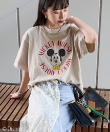 GOOD ROCK SPEED（グッドロックスピード）の「[GOOD ROCK SPEED グッドロックスピード] 別注   MICKEY MOUSE   クロップド丈プリントTシャツ   ディズニー（Tシャツ/カットソー）」