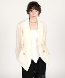 PRANK PROJECT（プランクプロジェクト）の「【2026Summer Pre-Order】シルクブレンドシアージャケット   Silk Blend Sheer Jacket（テーラードジャケット）」