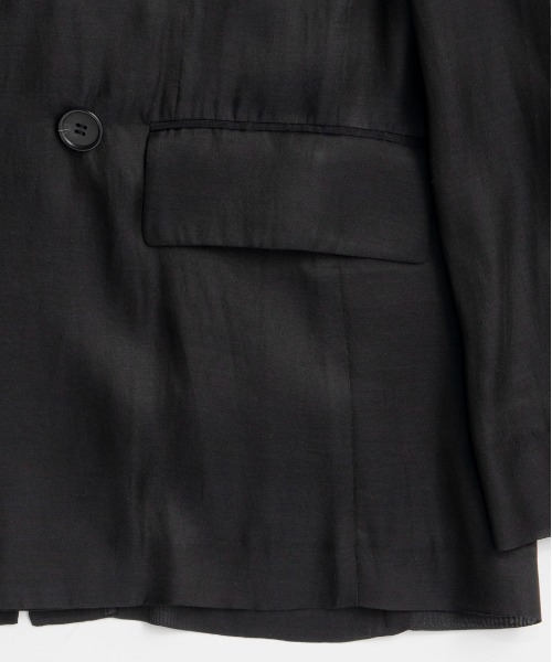 PRANK PROJECT(プランクプロジェクト)の「【2026Summer Pre-Order】シルクブレンドシアージャケット / Silk Blend Sheer Jacket(テーラードジャケット・レディース・ブラック/アイボリー・FREE)」の19枚目の写真