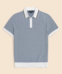 BROOKS BROTHERS | スーピマコットン　ダイヤモンドテキスチャード　ショートスリーブ　ポロセーター(ニット/セーター)