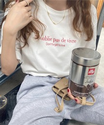 オーバーサイズロゴプリントTシャツ/半袖
