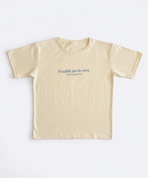 shyam inspiration(シャムインスピレーション)の「オーバーサイズロゴプリントTシャツ/半袖(Tシャツ/カットソー・レディース・ネイビー/ライトイエロー/ホワイト・M/L)」の17枚目の写真