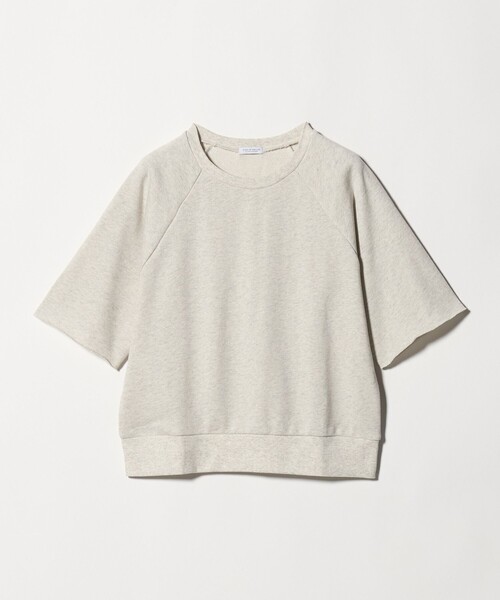 A DAY IN THE LIFE UNITED ARROWS(アデイインザライフユナイテッドアローズ)の「ラメ ウラケ ハーフスリーブスウェット <A DAY IN THE LIFE>(スウェット・レディース・ライトピンク/ナチュラル/グレー系・FREE)」の2枚目の写真