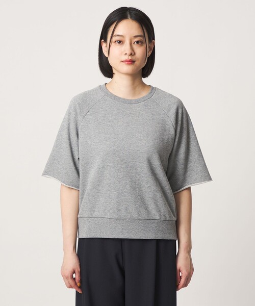 A DAY IN THE LIFE UNITED ARROWS(アデイインザライフユナイテッドアローズ)の「ラメ ウラケ ハーフスリーブスウェット <A DAY IN THE LIFE>(スウェット・レディース・ライトピンク/ナチュラル/グレー系・FREE)」の19枚目の写真