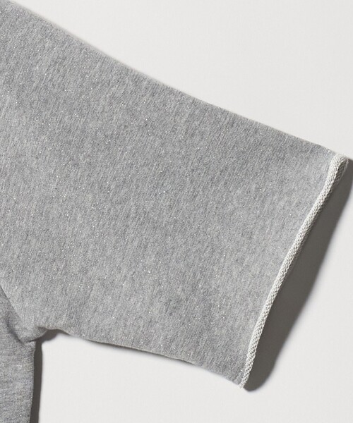 A DAY IN THE LIFE UNITED ARROWS(アデイインザライフユナイテッドアローズ)の「ラメ ウラケ ハーフスリーブスウェット <A DAY IN THE LIFE>(スウェット・レディース・ライトピンク/ナチュラル/グレー系・FREE)」の13枚目の写真
