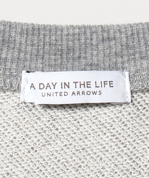 A DAY IN THE LIFE UNITED ARROWS(アデイインザライフユナイテッドアローズ)の「ラメ ウラケ ハーフスリーブスウェット <A DAY IN THE LIFE>(スウェット・レディース・ライトピンク/ナチュラル/グレー系・FREE)」の5枚目の写真