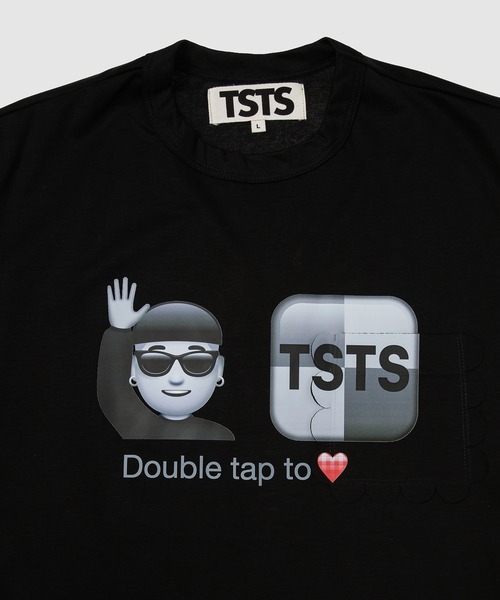 TSTS(ティーエスティーエス)の「SPEECH BUBBLES POCKET T-SHIRT(Tシャツ/カットソー・メンズ・ブラック/ホワイト・L)」の6枚目の写真