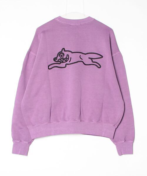 ICECREAM（アイスクリーム）の「OVERDYED SWEATSHIRT RUNNING DOG（スウェット・メンズ・パープル/ブラック・LARGE/MEDIUM/X-LARGE）」の4枚目の写真