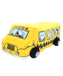 PEANUTS（ピーナッツ）の「PEANUTS/ピーナッツ　スヌーピー　スクールバス　ティッシュカバー（インテリア雑貨）」