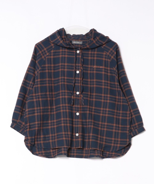 Eddie Bauer(エディーバウアー)の「フーデッドチェック ブラウス(シャツ/ブラウス・レディース・ネイビー系/ホワイト系/ブラック系・XL/L/M/S)」の19枚目の写真
